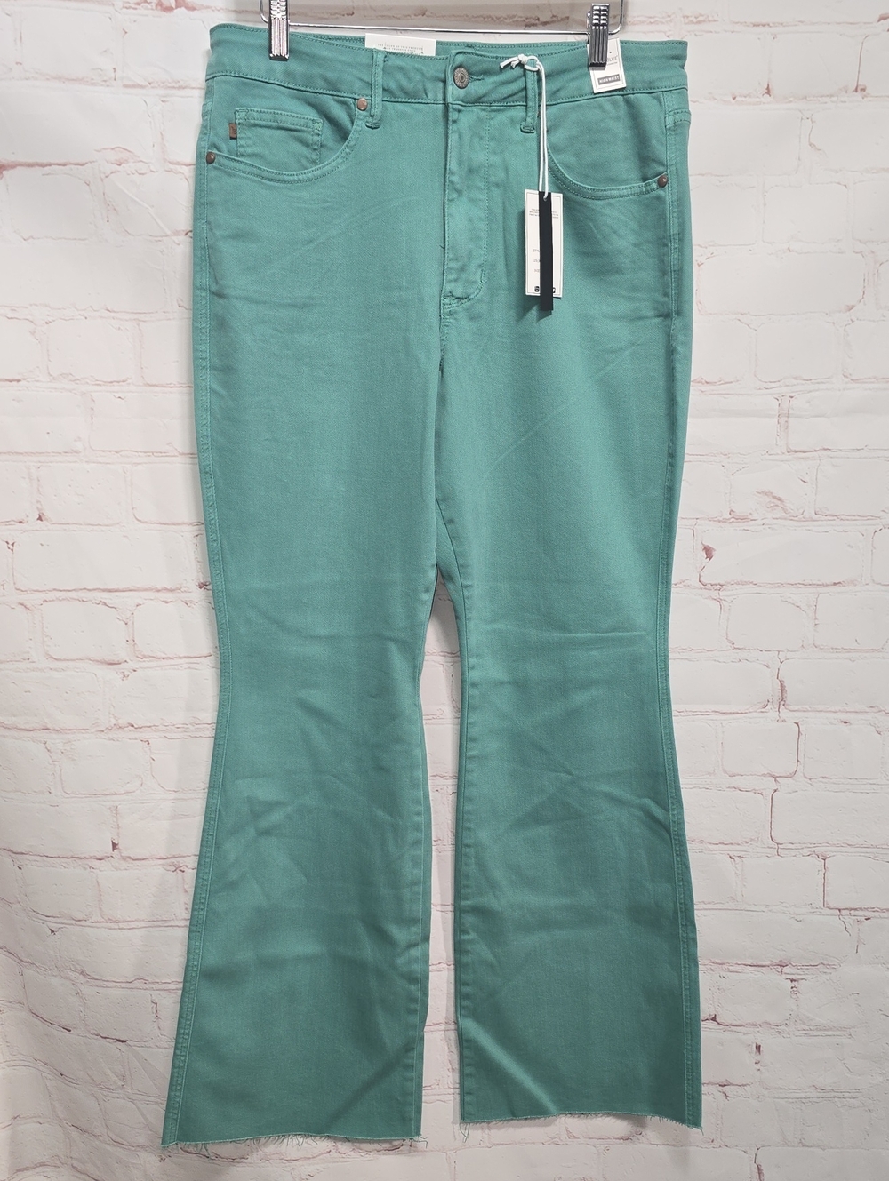Judy Blue Teal Flare Jeans - Soft Stretch Wide Leg Size 14W NWT